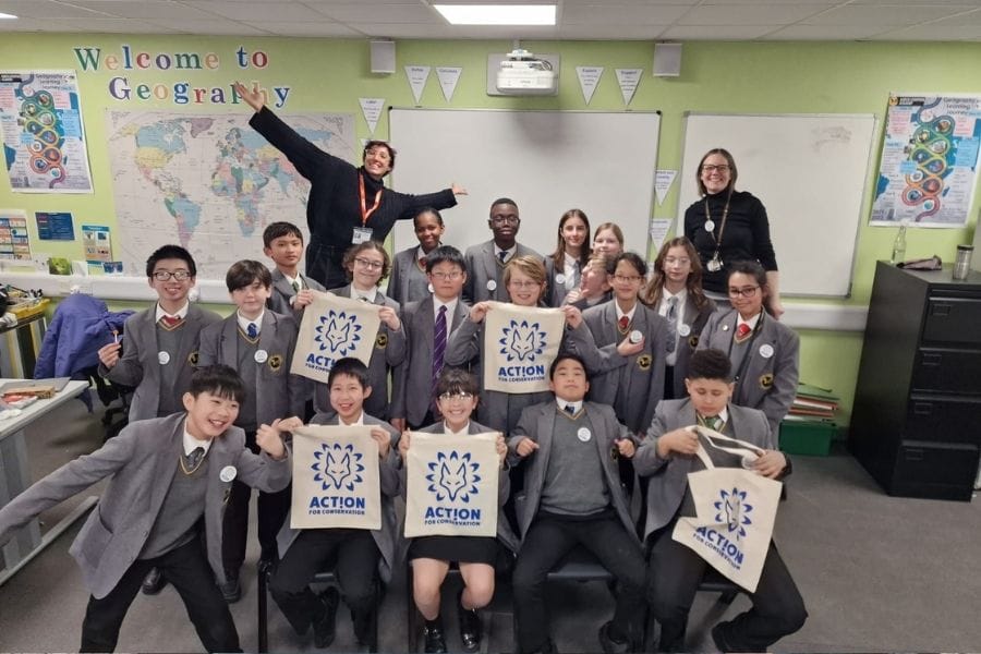 Volunteers at Action for Conservation, North West England. Used with permission.